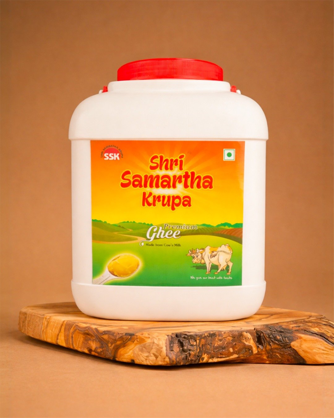 Shri Samartha Krupa Pure Cow Ghee 5 Litre | Natural, Fresh & Healthy Desi Ghee