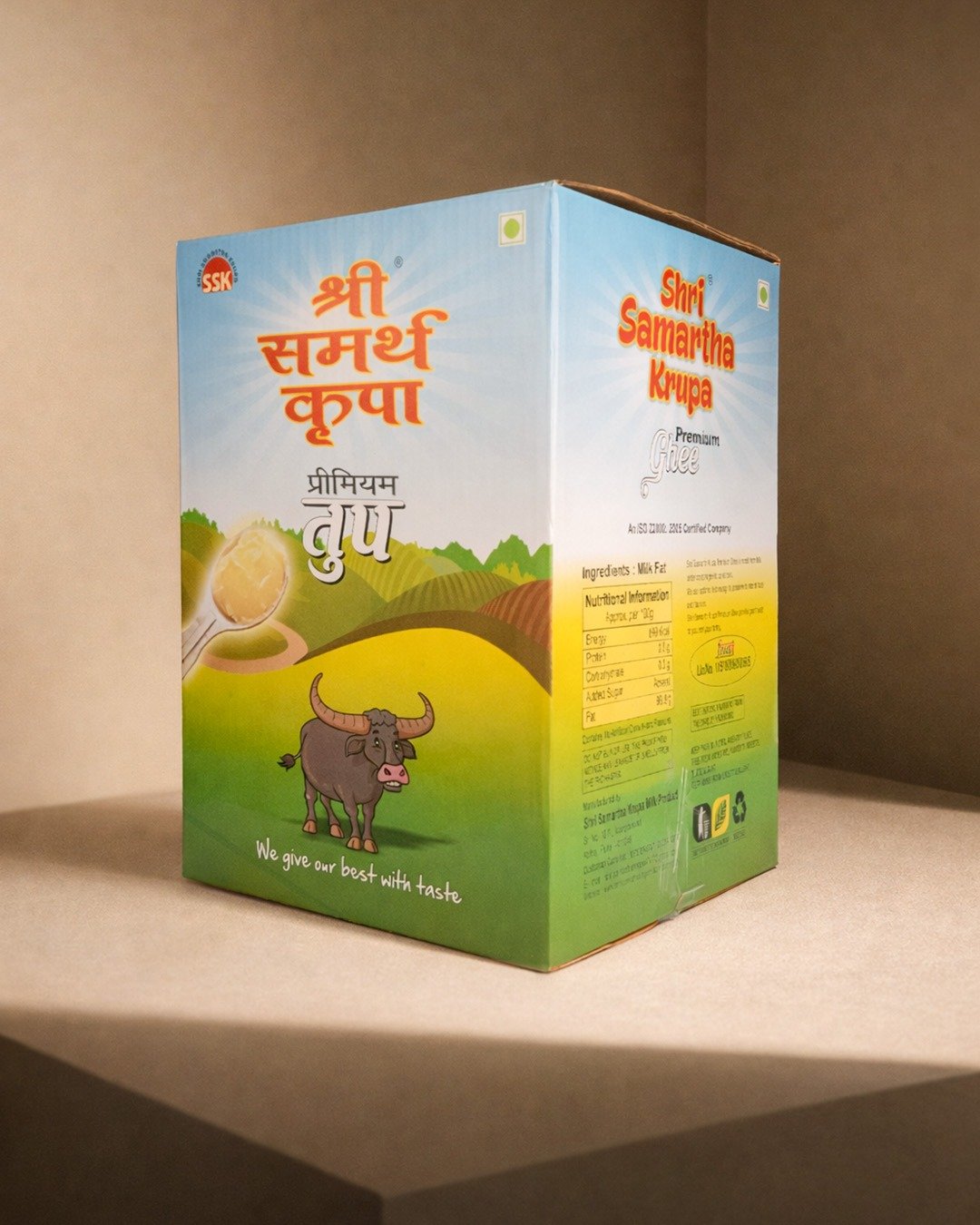 Shri Samartha Krupa Pure Buffalo Ghee 15 Litre | Natural, Fresh & Healthy Desi Ghee