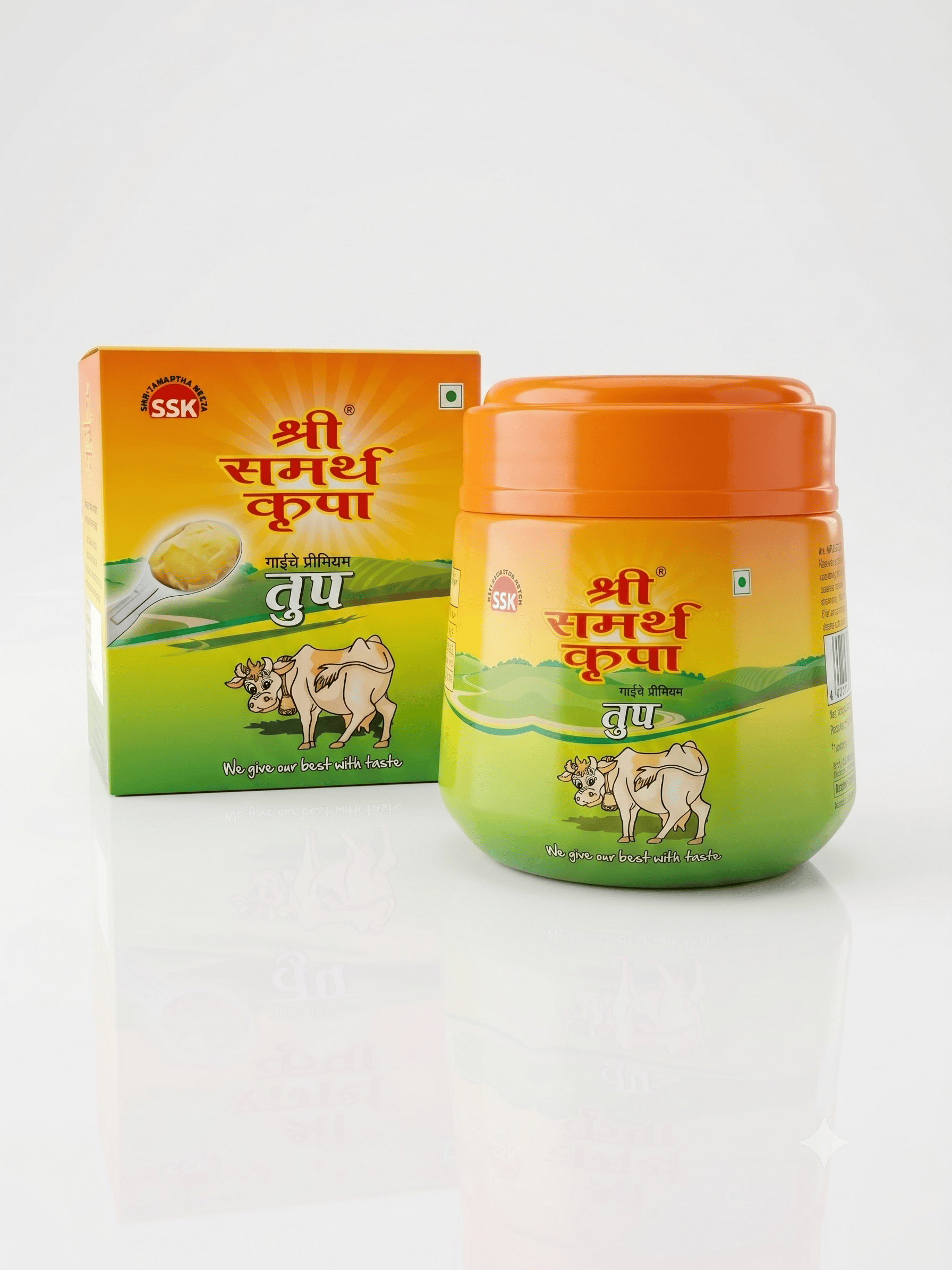 Shri Samartha Krupa Pure Cow Ghee | 500ml Everyday Freshness Pack